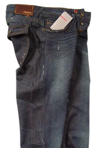 PRADA Mens Crinkled Jeans #12 - Click Image to Close