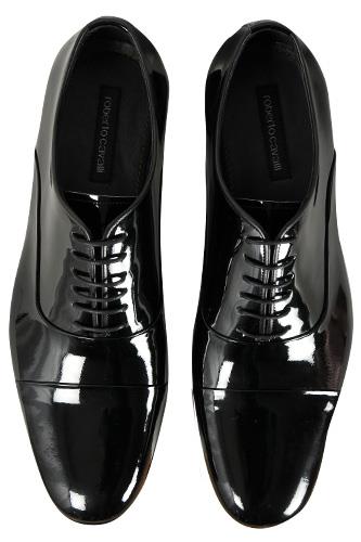 ROBERTO CAVALLI Men's Oxford Leather Dress Shoes #282 - Click Image to Close