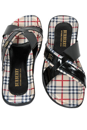 BURBERRY Men's Leather Sandals #241 - Click Image to Close
