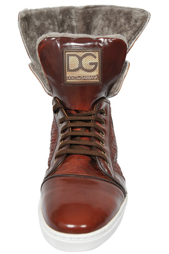 DOLCE & GABBANA Men's High Leather Shoes #235 - Click Image to Close