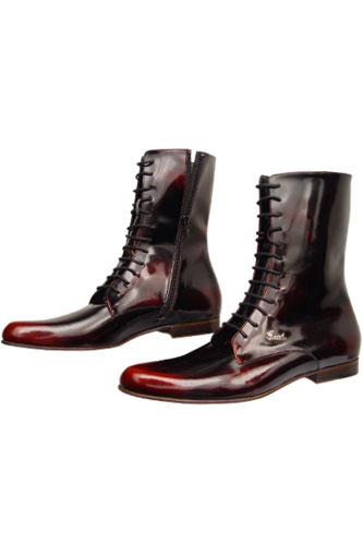 GUCCI High Leather Boots For Men #162 - Click Image to Close