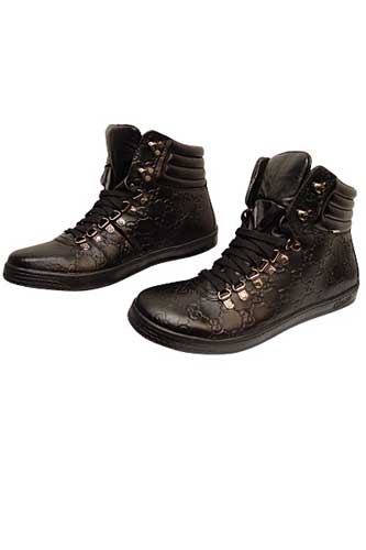 GUCCI High Leather Boots for Men #199 - Click Image to Close