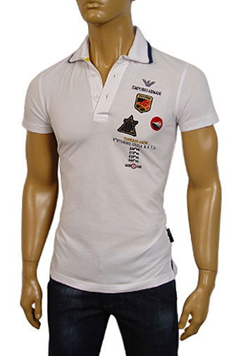 EMPORIO ARMANI Cotton Mens Polo Shirt #146 - Click Image to Close