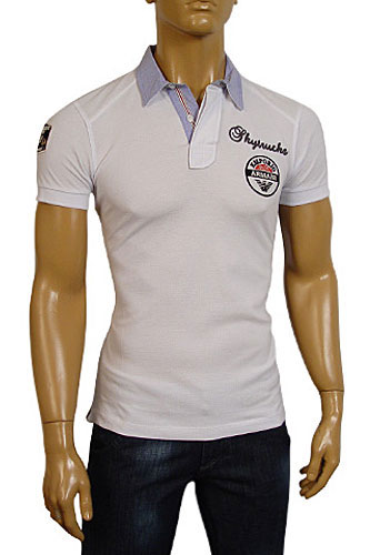 EMPORIO ARMANI Cotton Mens Polo Shirt #148 - Click Image to Close