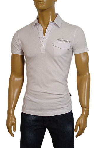 EMPORIO ARMANI Mens Cotton Polo Shirt #151 - Click Image to Close