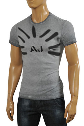 ARMANI JEANS Men's Cotton T-Shirt #100 - Click Image to Close