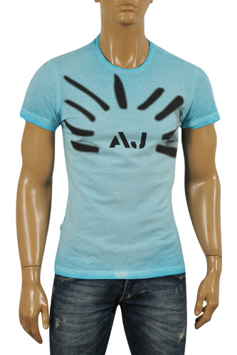 ARMANI JEANS Men's Cotton T-Shirt #101 - Click Image to Close