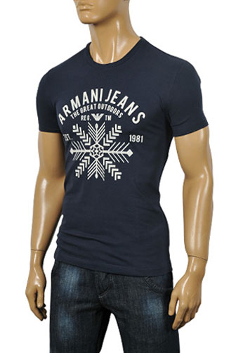 ARMANI JEANS Men's Fitted Short Sleeve Tee #60
