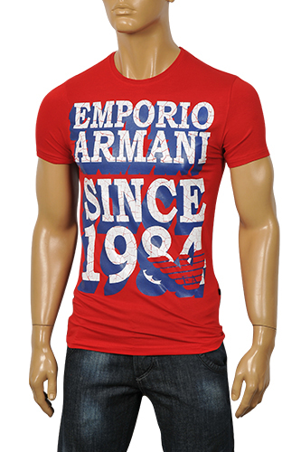 EMPORIO ARMANI Men's Short Sleeve Tee #67 - Click Image to Close