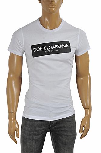 DOLCE & GABBANA Men's Printed T-Shirt #245 - Click Image to Close