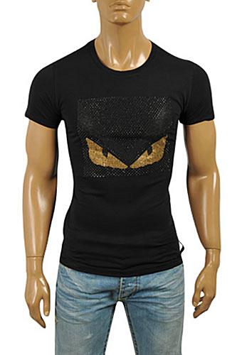 FENDI Men's T-Shirt In Black #15 - Click Image to Close