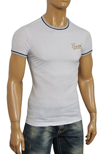 GUCCI Men's Fitted Short Sleeve Tee #129 - Click Image to Close