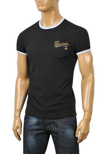 GUCCI Men's Short Sleeve Tee #130 - Click Image to Close