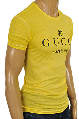 GUCCI Men's Crew-neck Short Sleeve Tee #155