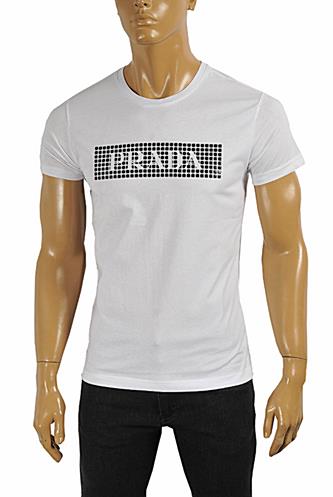 PRADA Men's cotton T-shirt with print #104 - Click Image to Close