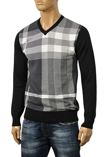 BURBERRY Men's V-Neck Sweater #112 - Click Image to Close