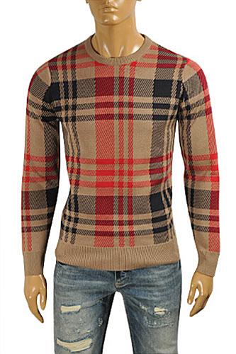 BURBERRY Men's Round Neck Knitted Sweater #220 - Click Image to Close