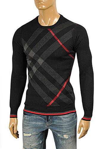 BURBERRY Men's Round Neck Knitted Sweater #224 - Click Image to Close