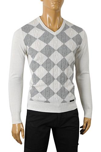 DOLCE & GABBANA Men's Knit Fitted Sweater #223 - Click Image to Close