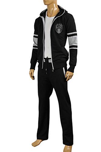 EMPORIO ARMANI Men's Zip Up Hooded Tracksuit #126 - Click Image to Close