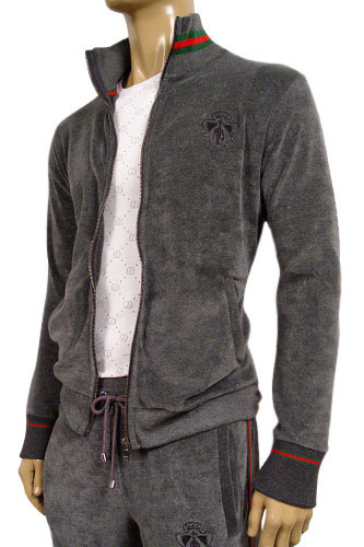 gucci tracksuit mens grey