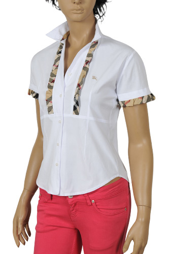 BURBERRY Ladies Button Up Shirt #57 - Click Image to Close