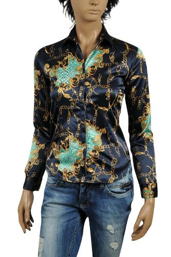 GUCCI Ladies' Button Up Dress Shirt #298 - Click Image to Close