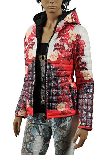 ROBERTO CAVALLI Warm, Hooded Ladies Jacket #75 - Click Image to Close