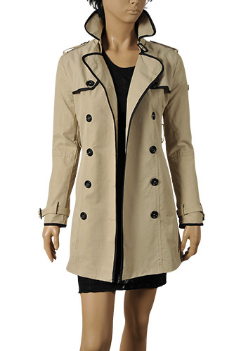 GUCCI Ladies Double-Breasted Trench Coat #130 - Click Image to Close