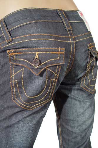 TRUE RELIGION Ladies Crinkle Wash Denim Jeans #5 - Click Image to Close