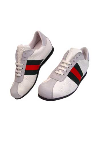 GUCCI Ladies Leather Sneakers Shoes #170 - Click Image to Close