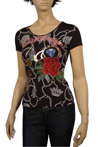 CHRISTIAN AUDIGIER Multi Print Lady's Top #74 - Click Image to Close