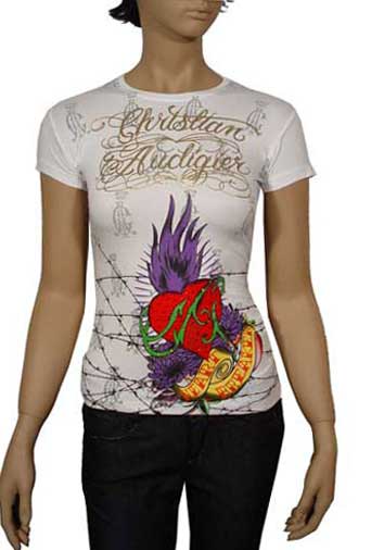 CHRISTIAN AUDIGIER Multi Print Lady's Top #77 - Click Image to Close