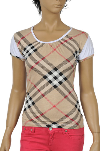 BURBERRY Ladies Short Sleeve Tee #48 - Click Image to Close