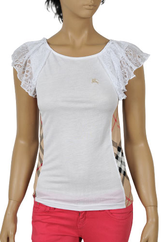 BURBERRY Ladies Short Sleeve Tee #52 - Click Image to Close