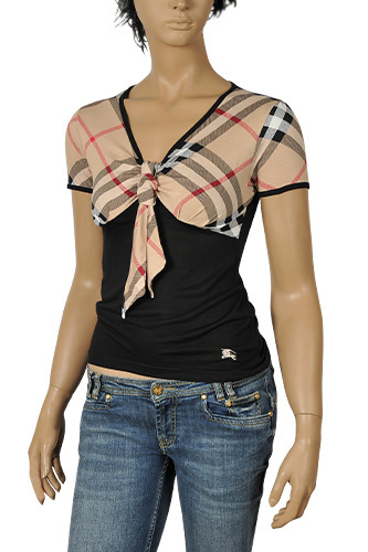 BURBERRY Ladies Short Sleeve Tee #53 - Click Image to Close