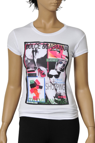 DOLCE & GABBANA Ladies Short Sleeve Top #178 - Click Image to Close