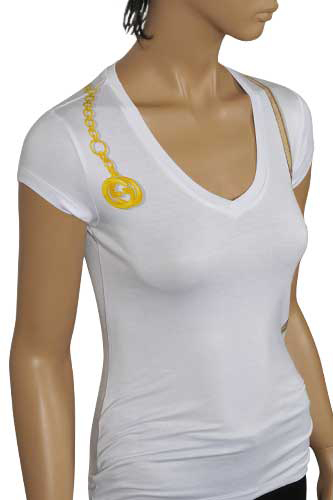 GUCCI Ladies Short Sleeve Tee #123 - Click Image to Close