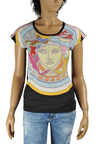 VERSACE Women's Fashion Short Sleeve Tee #102 - Click Image to Close