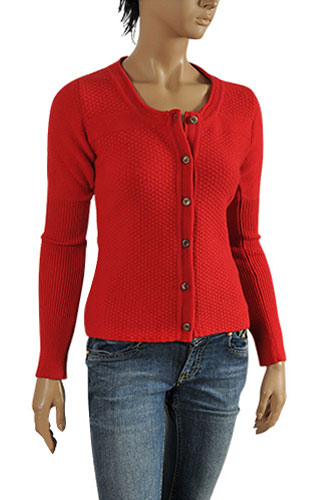 BURBERRY Ladies Button Up Sweater #123 - Click Image to Close