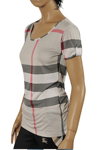BURBERRY Ladies' Short Sleeve Top/Tunic #146 - Click Image to Close