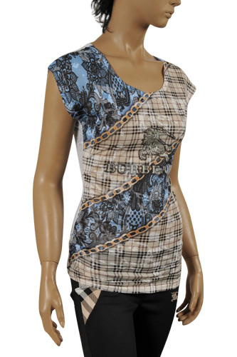BURBERRY Ladies' Short Sleeve Top/Tunic #147 - Click Image to Close