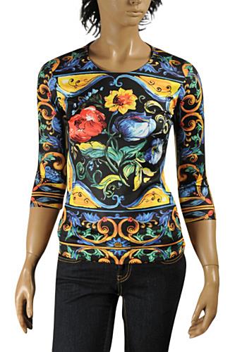 DOLCE & GABBANA Ladies Long Sleeve Top #458 - Click Image to Close