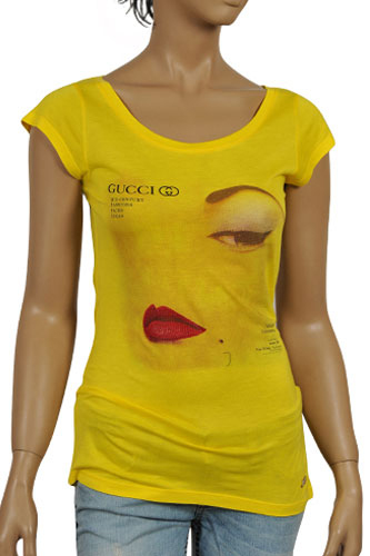 GUCCI Ladies Short Sleeve Top #141 - Click Image to Close