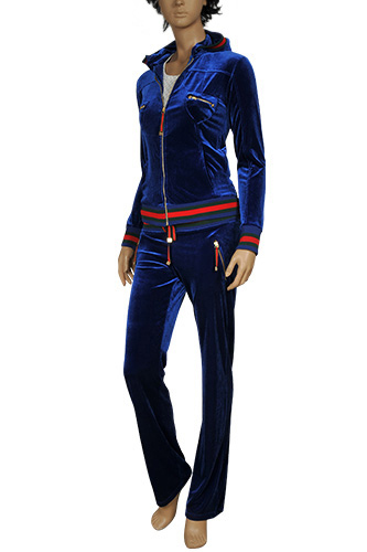 gucci velour tracksuit womens