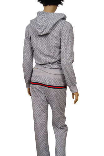 gucci tracksuit silver